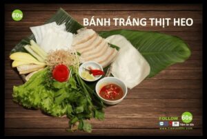 bánh tráng cuốn thịt heo ngon Đà Nẵng