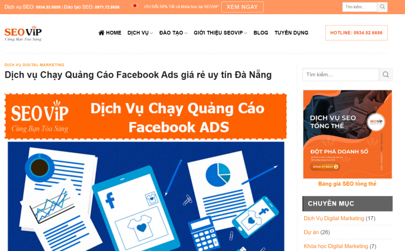 Dịch vụ Quảng cáo Facebook Đà Nẵng