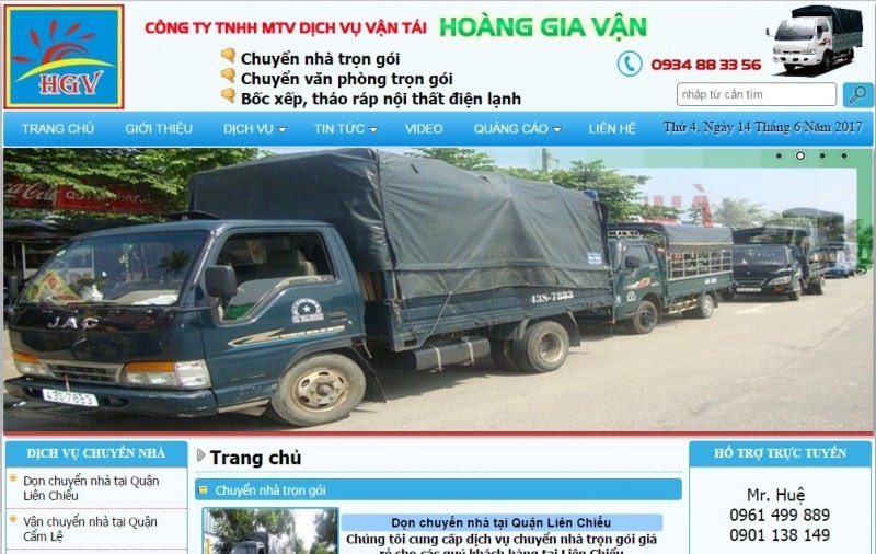 dịch vụ chuyển nhà giá rẻ Đà Nẵng