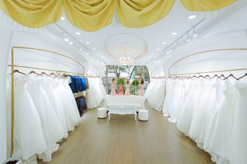 Top 20 mẫu thiết kế showroom áo cưới đẹp mê mẩn