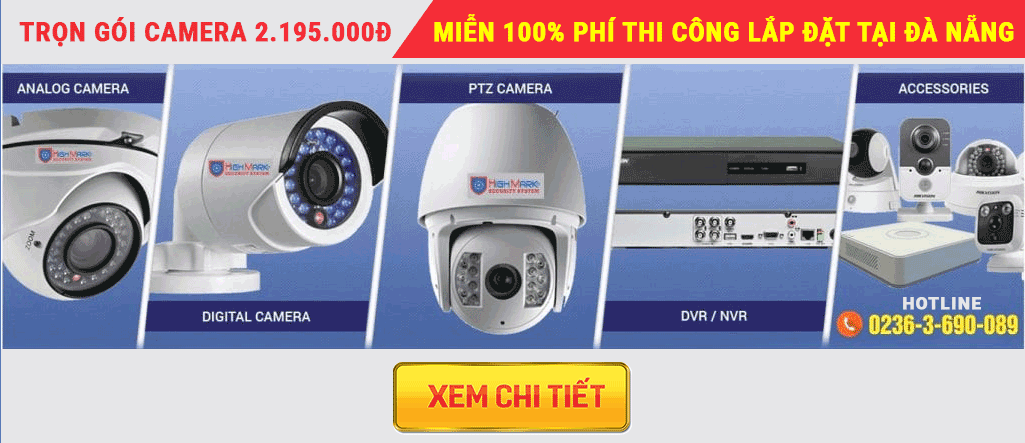 dịch vụ lắp đặt camera Đà Nẵng