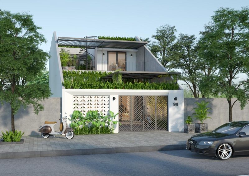 Hãy cùng chiêm ngưỡng một căn nhà đẹp ngay tại thành phố Đà Nẵng, với thiết kế hiện đại, đầy sáng tạo và đặc biệt là không gian sống thân thiện với thiên nhiên.