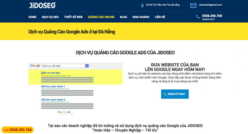 dịch vụ quảng cáo Google Ads Đà Nẵng