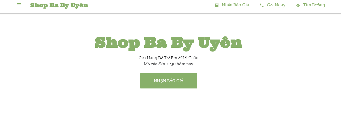 shop quần áo trẻ em Đà Nẵng