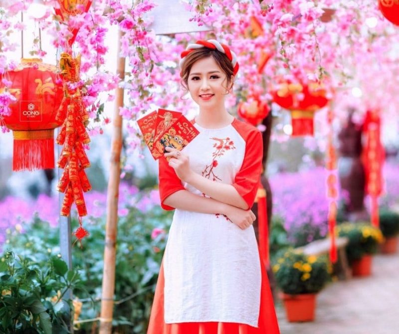 áo dài cưới Sài Gòn