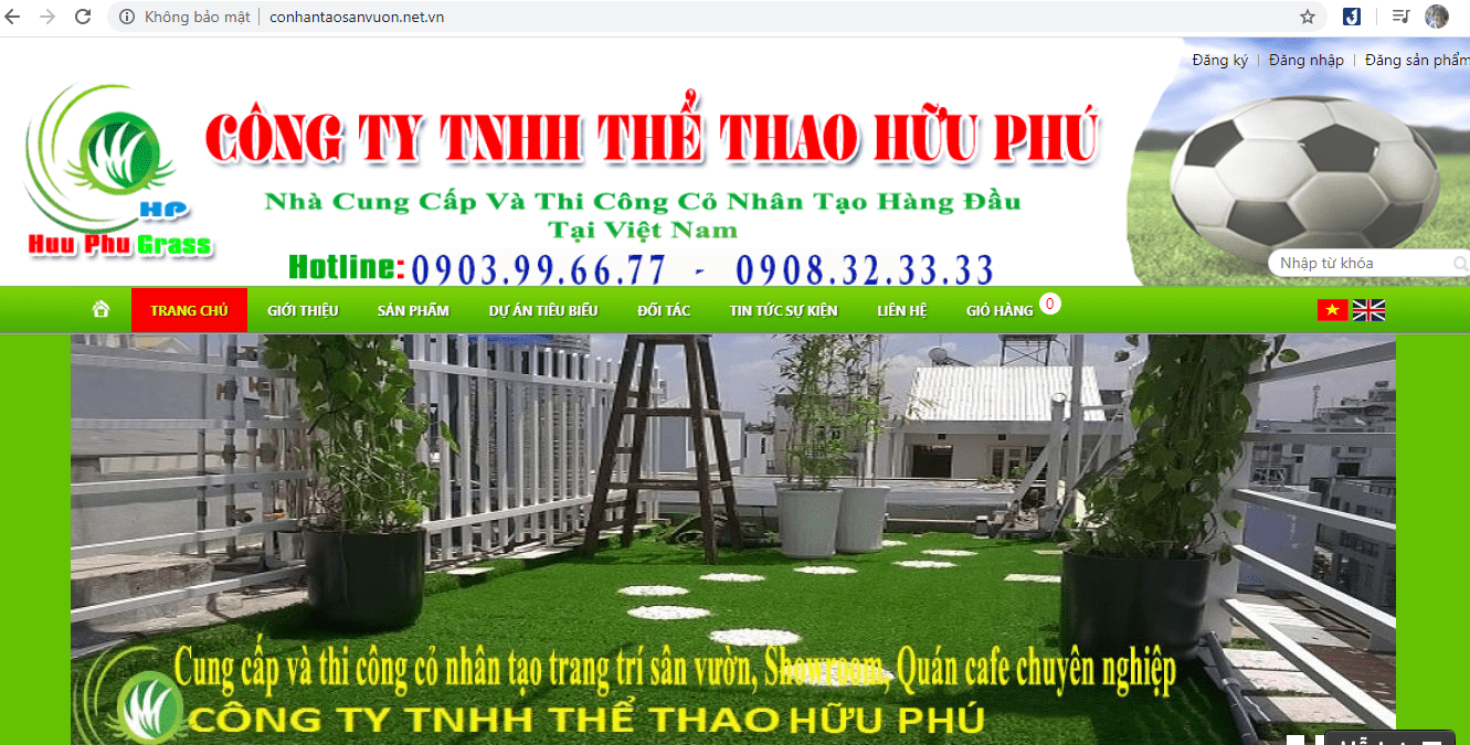 công ty cung cấp cỏ nhân tạo Sài Gòn