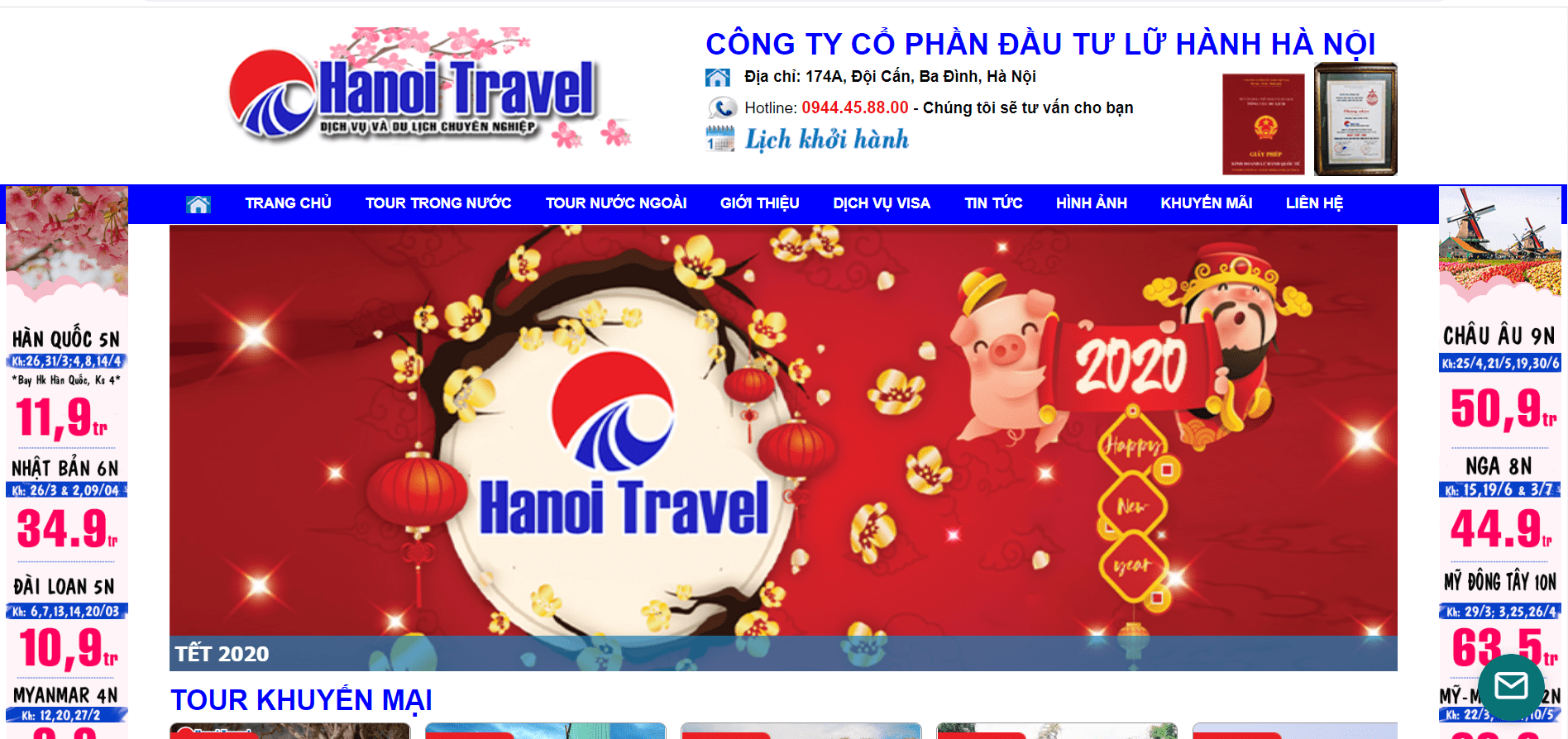Đại lý du lịch tại Hà Nội