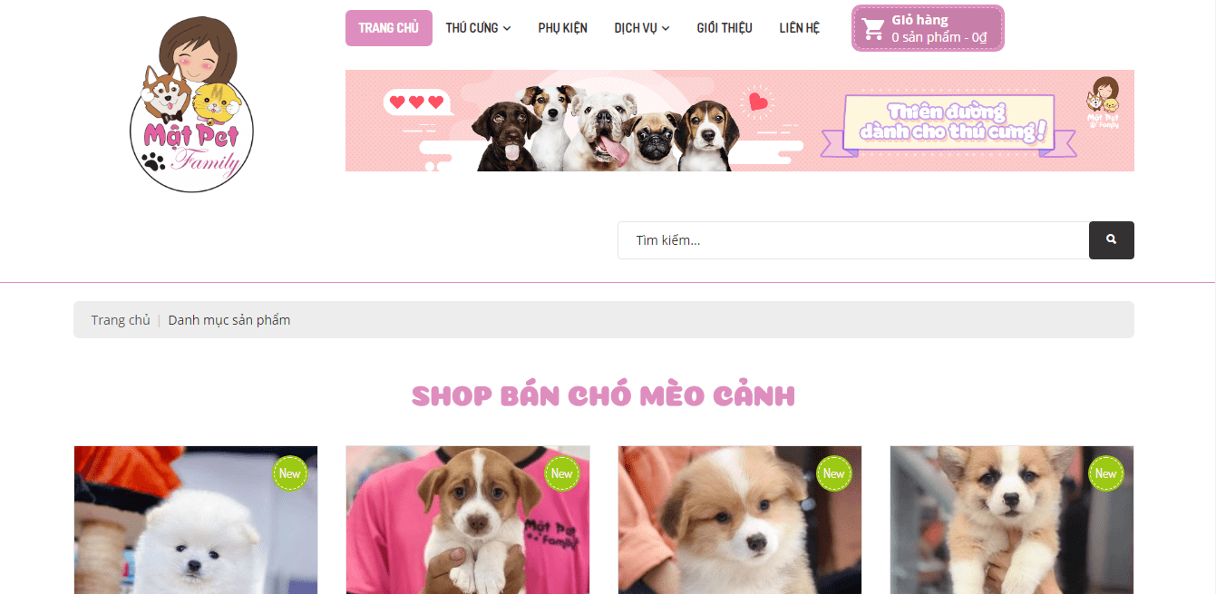 shop chó cảnh Hà Nội