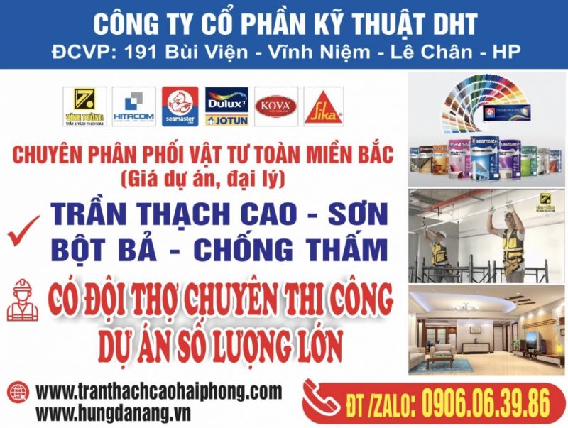 trần thạch cao DHT