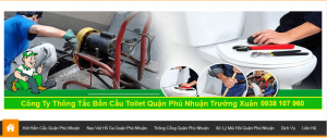 thông bồn cầu quận Phú Nhuận