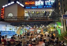 Không gian nhà hàng hải sản Biển Việt