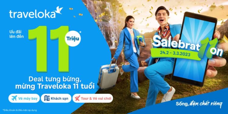 Nhận ưu đãi tưng bừng khi đặt vé máy bay trên Traveloka | Ảnh: Traveloka 